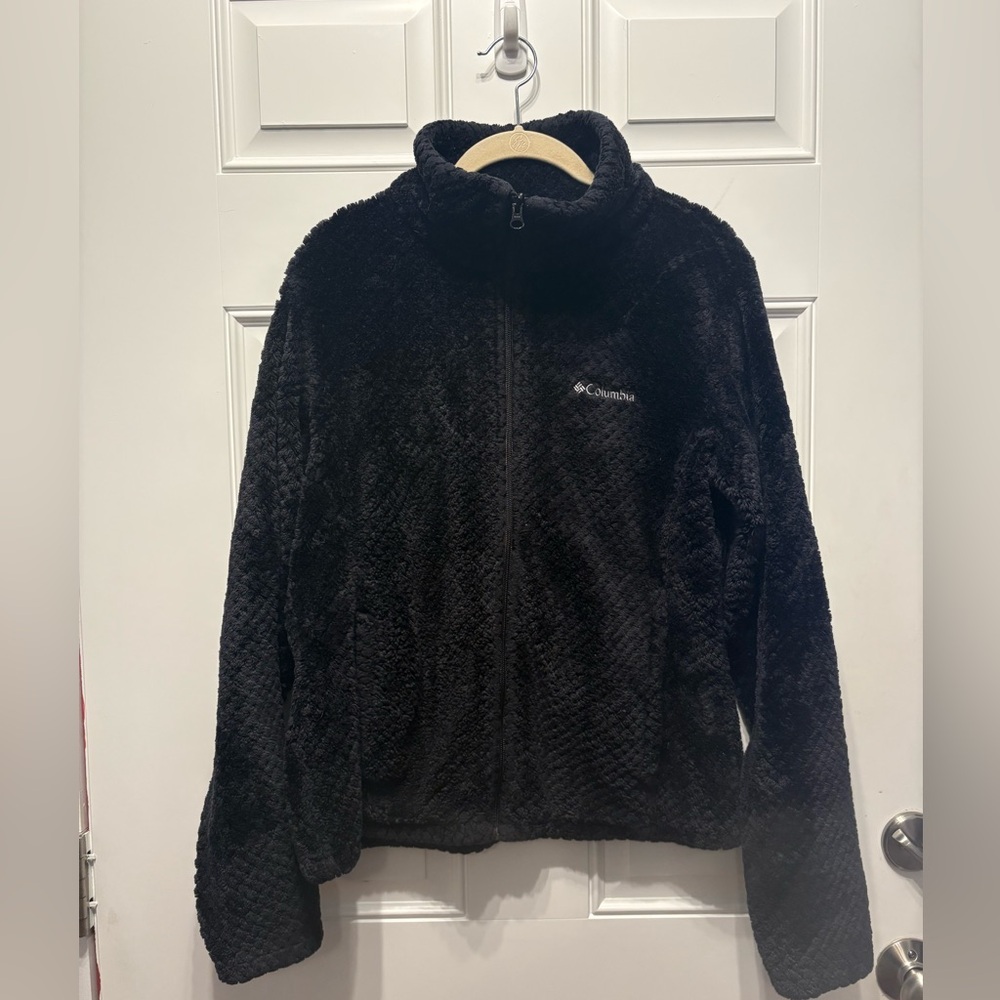 Columbia Women's Cozy Black Fleece Jacket